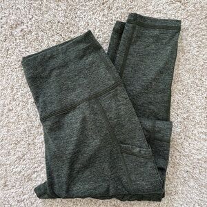 Aerie High-Waisted Green Leggings